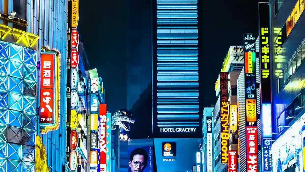 Tokyo Night Expressway and Illuminated City Transit